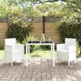 Garden Chair 2 pcs White 53 x 49 x 85 cm Polypropylene 847458