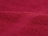 Premium Bath Towels "SOLUND" 10 pcs Red 100x150 cm 600 gsm 137409