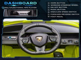 Lamborghini Sian Licensed 12V Kids Electric Ride On Car 2 Motors Toy Car with Remote Control Music T3398P348292