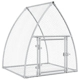 Rabbit Hutch Silver 105x100x120 cm Galvanised Steel 3281527