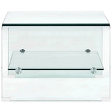Coffee Table Clear Tempered safety glass Compact Coffee Table 284744