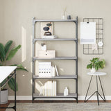 Bookcase 5-Tier Grey Sonoma 80x30x154 cm Engineered Wood 837680