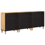 Storage Cabinets 3 pcs Brown 60 x 33.5 x 75 cm Solid Mango Wood 3310176
