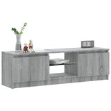TV Cabinet with LED Lights Grey Sonoma 120x30x36 cm 815709