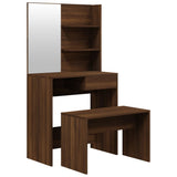 Dressing Table Set Brown Oak 74.5x40x141 cm 3114146