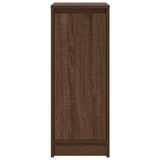 Shoe Cabinet Brown Oak 29.5x34x76 cm Engineered Wood 861865