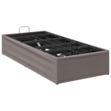 Electric Adjustable Bed Frame Taupe 190 x 100 x 33.5 cm Steel 42037343