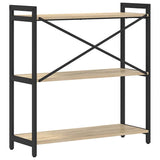 Bookshelf Sonoma Oak 80 x 30 x 85 cm Engineered Wood 868426