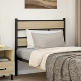 Replace Headboard Sonoma Oak 90 cm Iron and Engineered Wood 4017130
