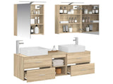 Bathroom Furniture Set 5 pcs Sonoma Oak 3406753