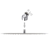 Rain Shower Head Stainless Steel 50 cm Round 142158