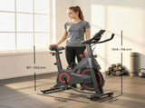 Exercise Bike, Stationary Bike with Adjustable Magnetic Resistance, Indoor Cycling Equipment with T3398P554296