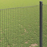 Welded Wire Fence Grey 1.4 x 50 m Steel 42005258