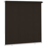Outdoor Roller Blind 225 cm Brown HDPE 312986
