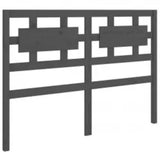 Bed Frame without Mattress Grey 200x200 cm Solid Wood 3105687