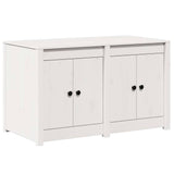 Kitchen Cabinet MEPPEL White 106 x 55 x 64 cm Solid Pine wood 868182