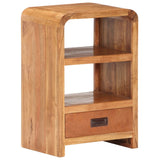 Bedside Table 40x30x60 cm Solid Acacia Wood Honey Finish 289633