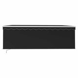 Manual Retractable Awning with Blind 4.5x3m Anthracite 3069319