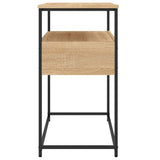 Console Table Sonoma Oak 75x40x75 cm Engineered Wood 834156