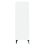 ZNTS Highboard White 60x36x110 cm Engineered Wood 821228