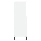 ZNTS Highboard White 60x36x110 cm Engineered Wood 821228