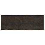 Table Top Dark Brown 180x60x cm Treated Solid Wood Oak 3156457