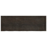Table Top Dark Brown 180x60x cm Treated Solid Wood Oak 3156457