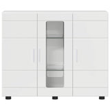 Wooden Cabinet High Gloss White 88.5 x 30.5 x 73 cm 880305