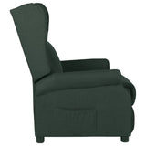 Recliner Chair Dark Green Fabric 340955