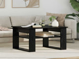 Coffee Table Black Oak 64 x 54 x 44 cm Engineered Wood 8000141