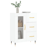 Sideboard High Gloss White 69.5x34x90 cm Engineered Wood 828022
