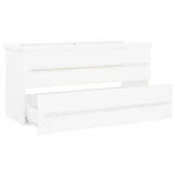 Sink Cabinet with Built-in Basin White Engineered Wood 3099068