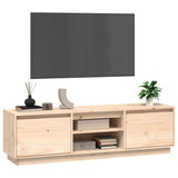 TV Cabinet 140x35x40 cm Solid Wood Pine 814314