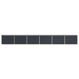 Raised Garden Bed Anthracite 480 x 40 x 55 cm cold-rolled steel 8006290