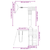 Outdoor Playset Impregnated Wood Pine 3156885