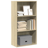 Bookcase Sonoma Oak 60x30x114 cm Engineered Wood 857901