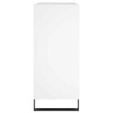 Record Cabinet White 84.5x38x89 cm Engineered Wood 831780