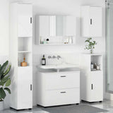 Bathroom Furniture Set 5 pcs High Gloss White 3393067