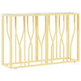 Console Table 110x30x70 cm Stainless Steel and Glass 350026