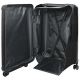 Suitcase Folding with Lock Black 50 x 30 x 76 cm ABS Plastic 42006228