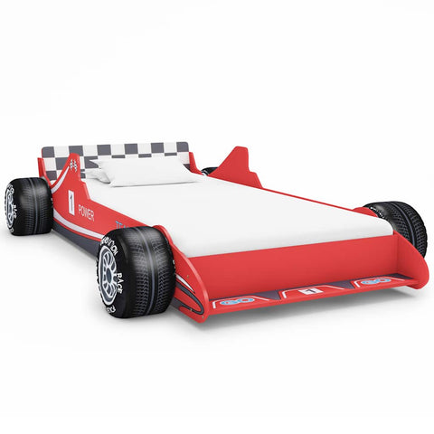 Children's Race Car Bed 90x200 cm Red 245660