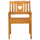 Garden Chairs 6 pcs Natural Solid Acacia Wood 3416307