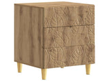 Bedside Table Artisan Oak 43 x 39.5 x 66.5 cm Engineered Wood 895024