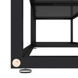 TV Cabinet Black Tempered glass, powder-coated steel Medium 331719