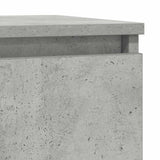 Sideboard with Drawer Concrete Grey 71x35x65 cm Engineered Wood 861601
