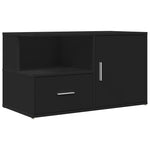 Corner Cabinet Black 200x40x45 cm Engineered Wood 3307829