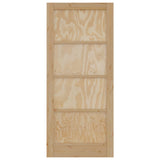 Interior Door ORKDAL Brown 86 x 198.5 cm Plywood 4102671
