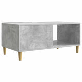 Coffee Table Concrete Grey 90 x 50 x 40 cm Engineered Wood 895188