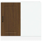 Kitchen Base Cabinet Kalmar Brown Oak Engineered Wood 854325