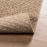 Rug ZIZUR 200x290 cm Jute Look Indoor and Outdoor 364842